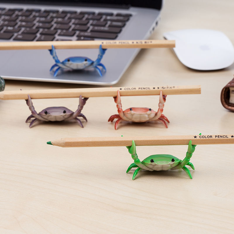 Stationery Crustaceans - Weight Lifting Small Crab Pen & Glasses Holder