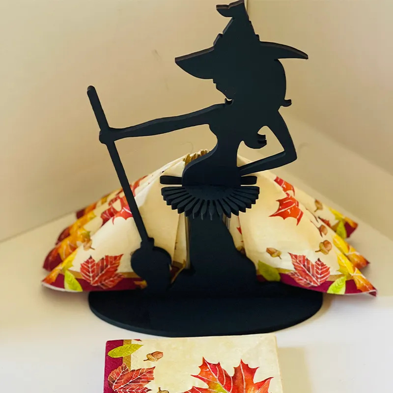 Napkin holder “Witch “ 9” tall