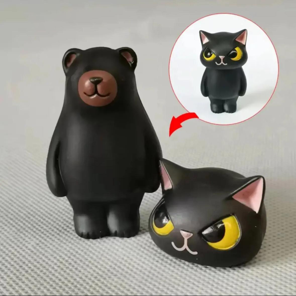 Funny Cat Mask Animal Ornament