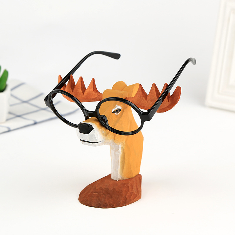 3D Animal Spectacle Stand Made of Wood