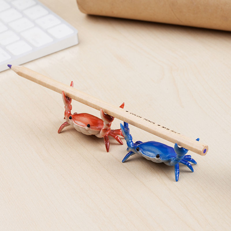 Stationery Crustaceans - Weight Lifting Small Crab Pen & Glasses Holder