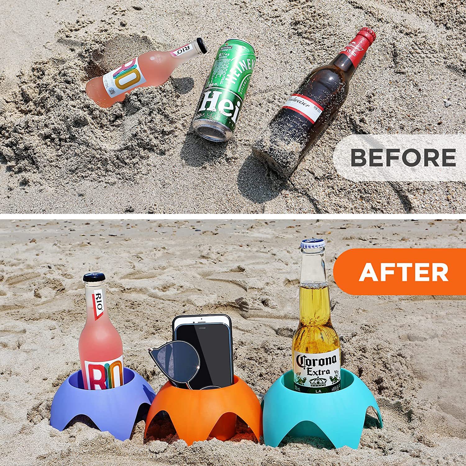 Beach Cup Holders(5pcs/set)