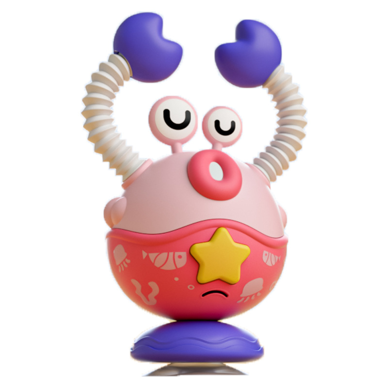 Infant Pop Tubes Crab Tumbler Baby Educational Toys