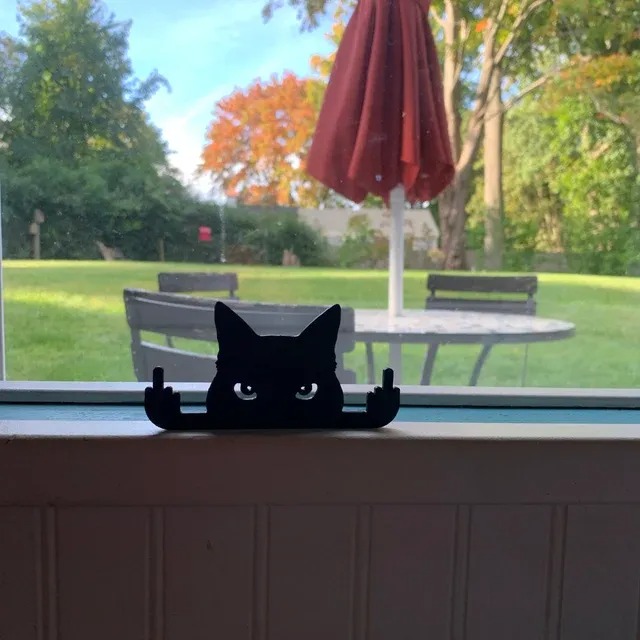 Fucktopus Rude Cat Middle Finger Prank