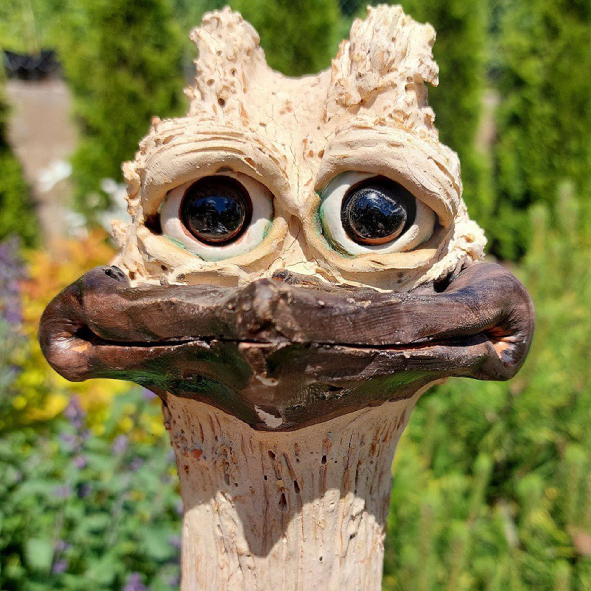  Long Neck Chicken Gardening Decoration