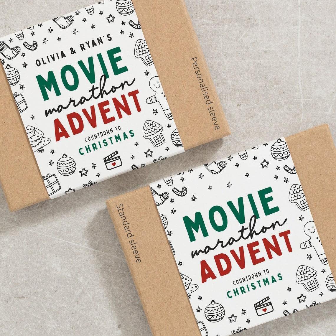 🤶Christmas Advent Calendar-🎁Twenty-Four Days Of Christmas Card Set