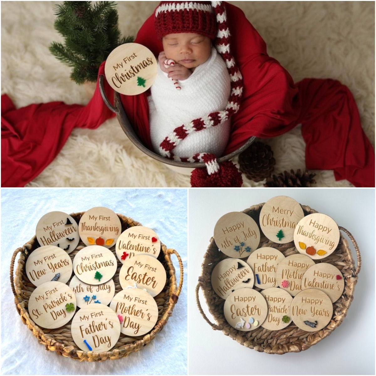 Baby Milestone Sign Set