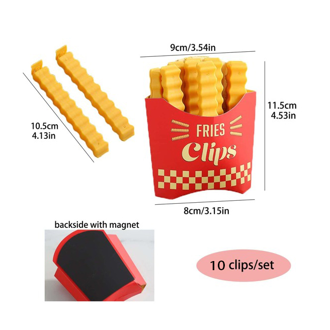 🤣Funny Magnetic French Fries Food Clips
