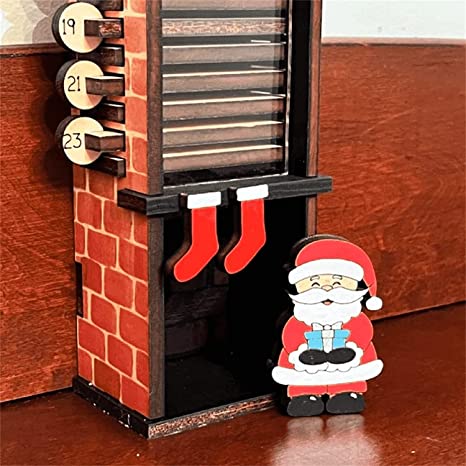 🔥Hot Sale-Santa Claus Down The Chimney Countdown Advent Calendar