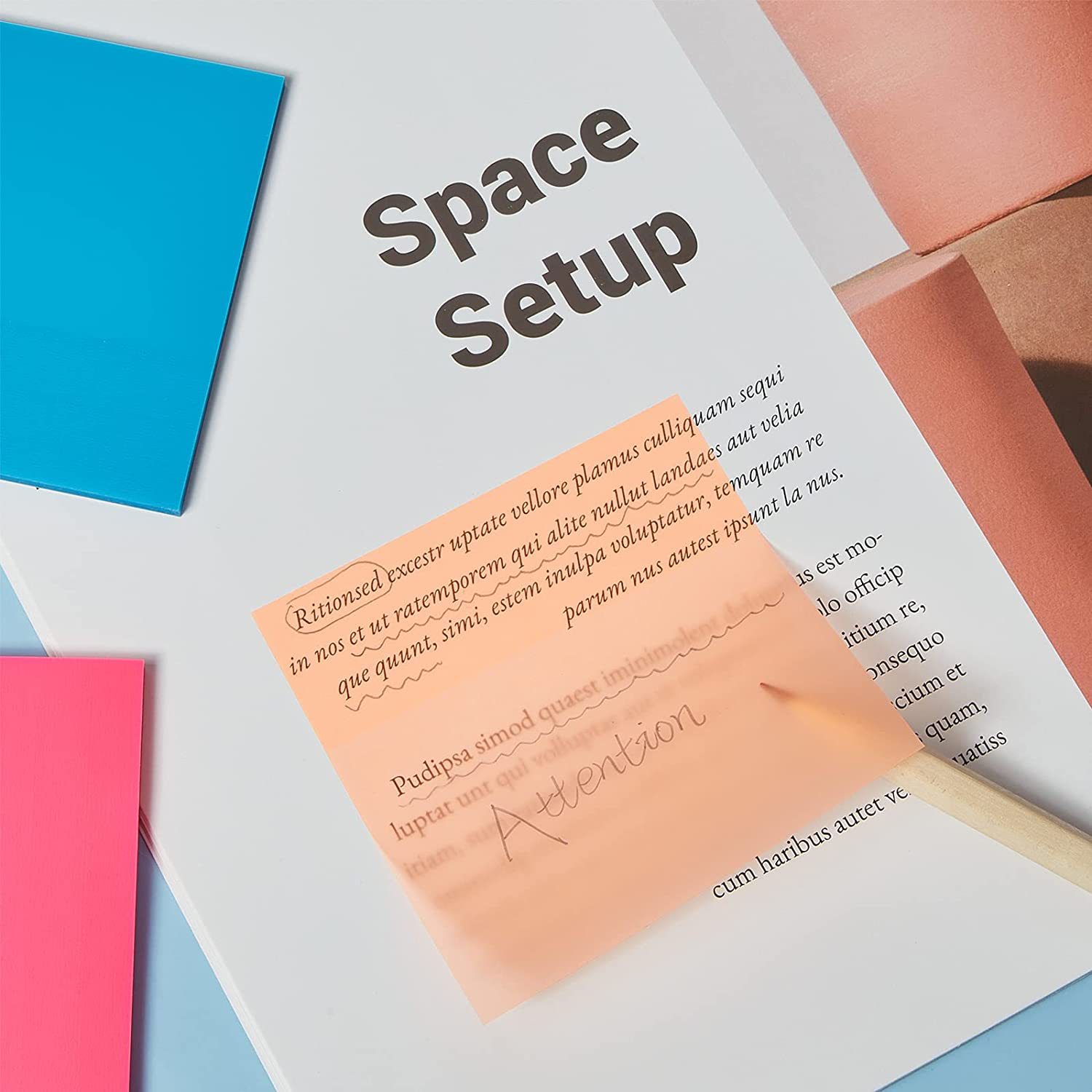 🗒Transparent Sticky Notes