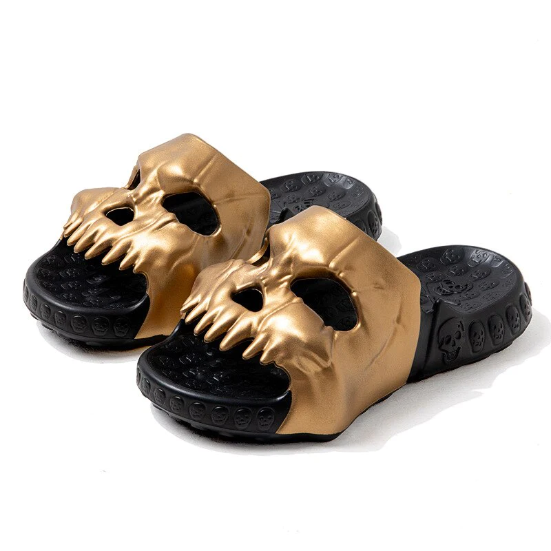 Skull Design Band Slides