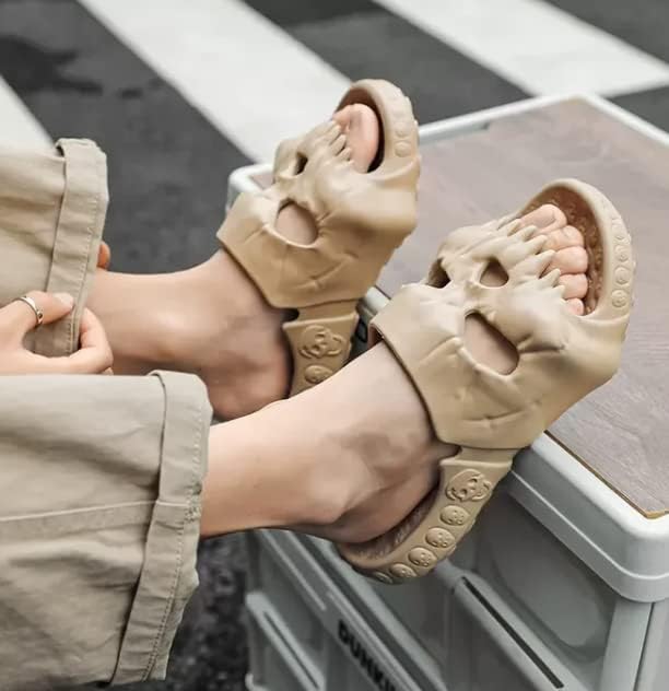Skull Design Band Slides