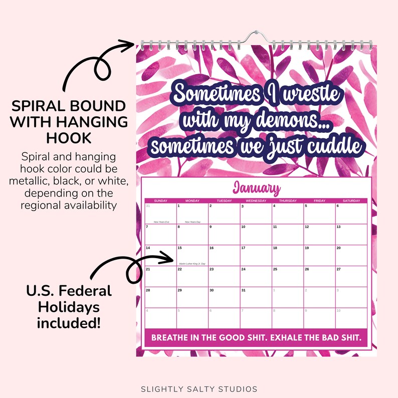 MENTAL HEALTH CALENDAR 2024