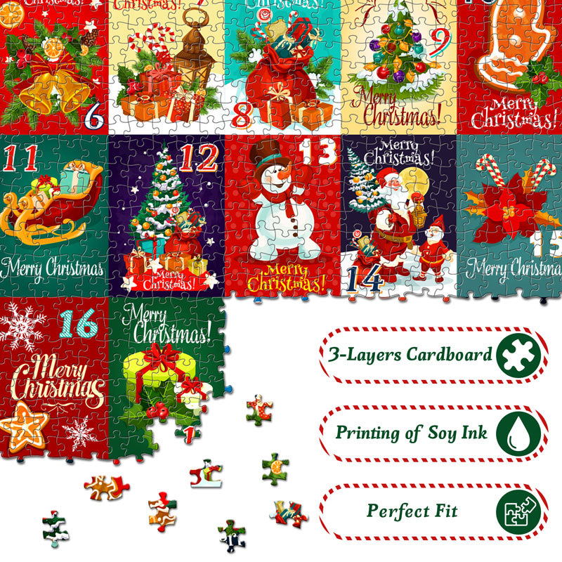  Christmas Advent Calendar Jigsaw Puzzle 1000pcs