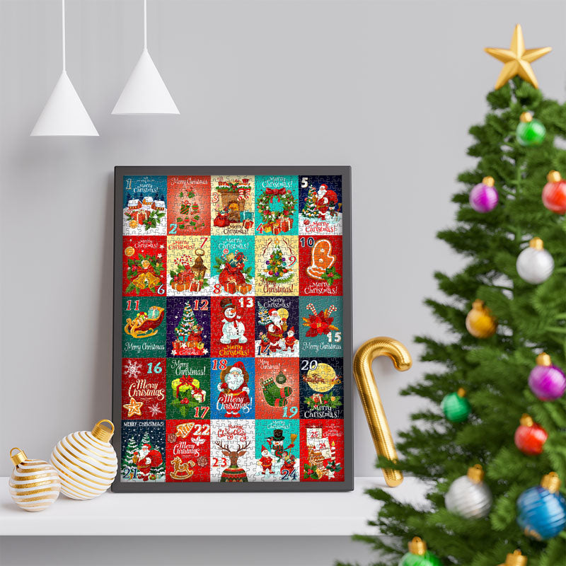 Christmas Advent Calendar Jigsaw Puzzle 1000pcs