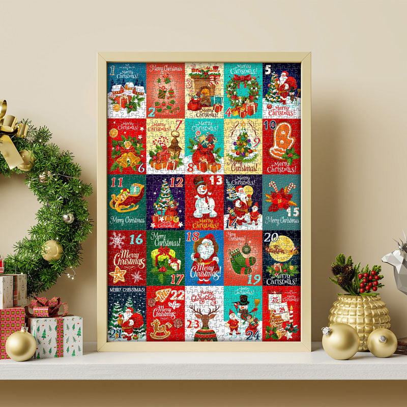  Christmas Advent Calendar Jigsaw Puzzle 1000pcs
