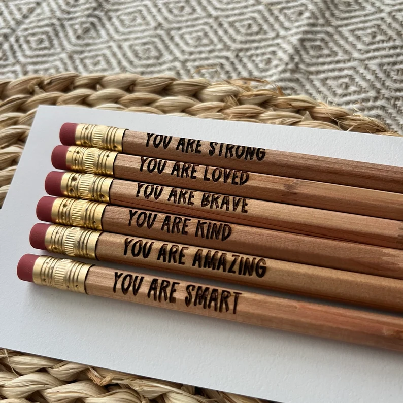 🌟Affirmation Pencil Set✏️（10Pcs）
