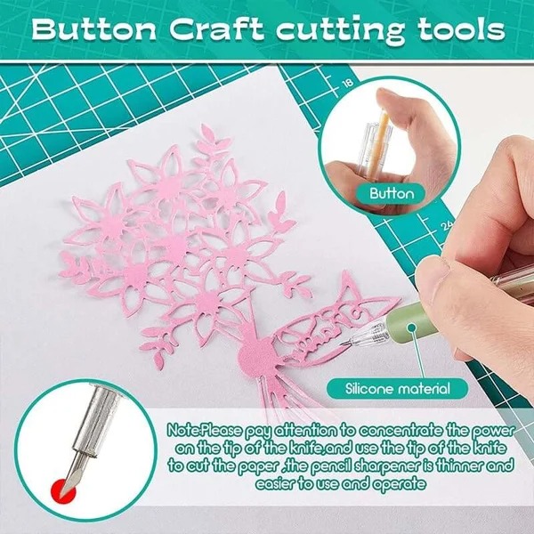 Cartoon Pattern Student Utility Knife Pen（6 Pcs)