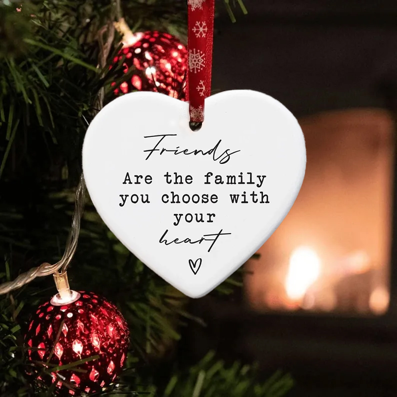 Christmas Heart Hanging Ornament🎅