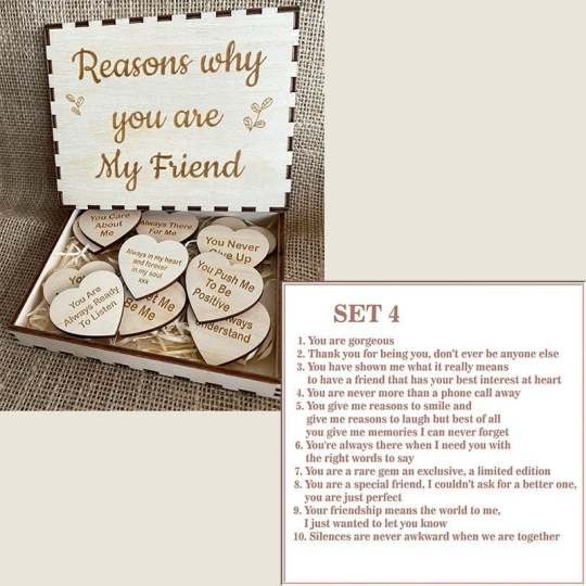 🔥Unique Friendship Gift🤝Wooden crafts🌳