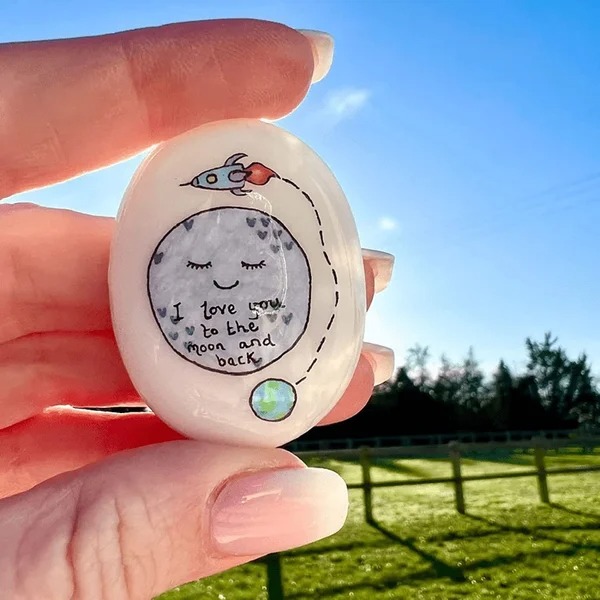 Cute Lucky Charm Love You Elephant Stone