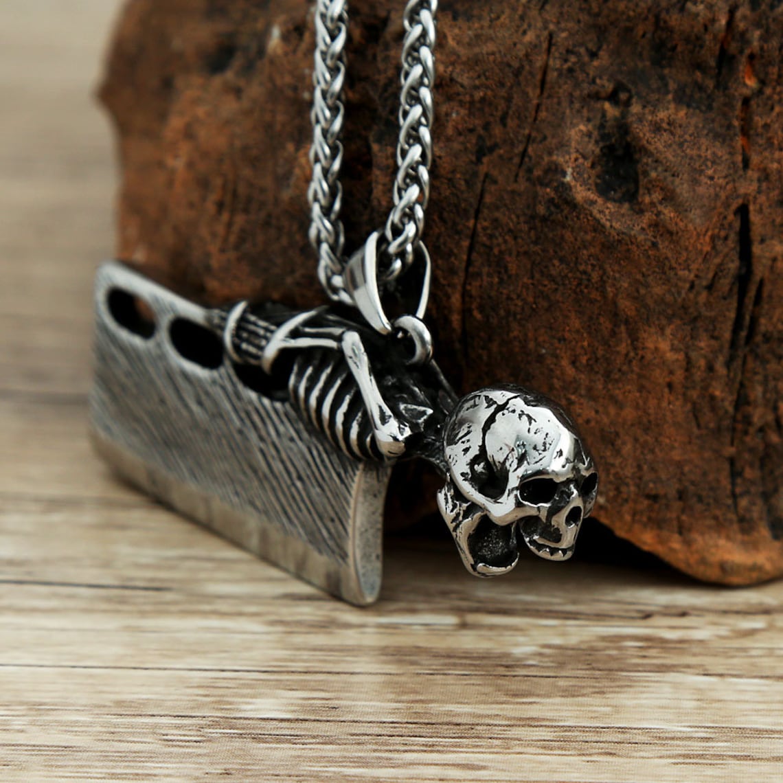 Skull Bottle Opener Necklace
