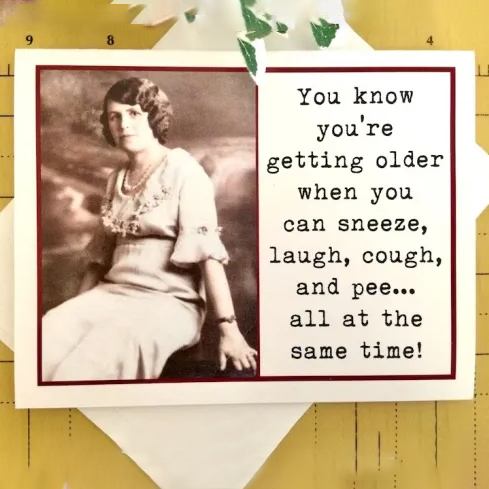  Funny Vintage Photo Card for Nurse - Can't Fix Stupid