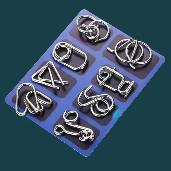 🧠Metal Puzzle Ring