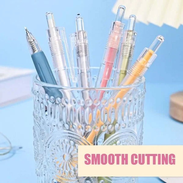 Cartoon Pattern Student Utility Knife Pen（6 Pcs)