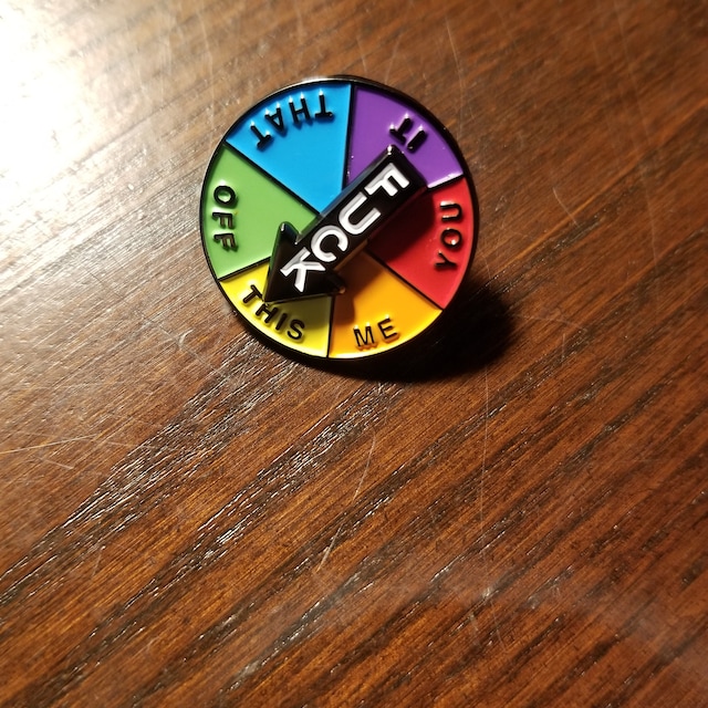 Rotating Enamel Badge