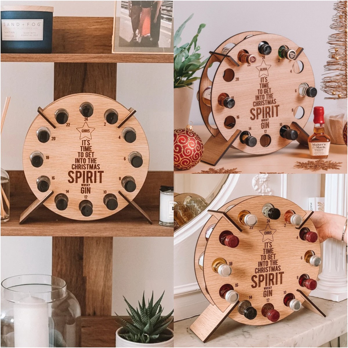 🎅Christmas Countdown-Wooden Adult Advent Calendar