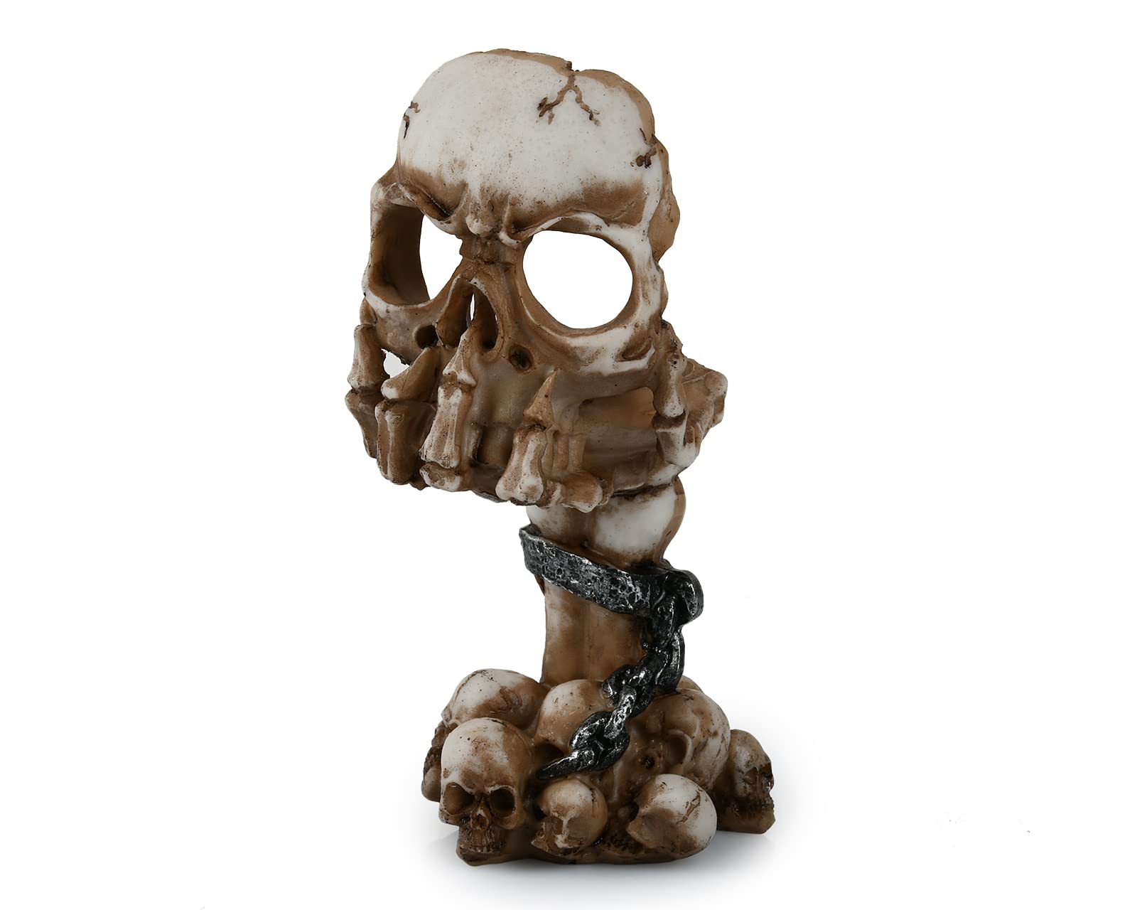Eerie Embrace🕯️Skull Candle Holder🦴