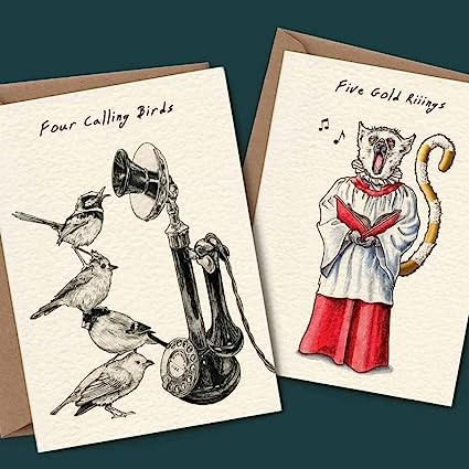 🎄12 Days of Christmas Funny Cards🎁