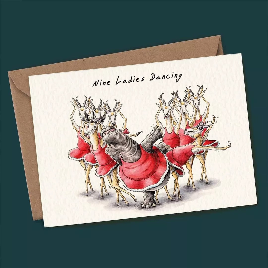 🔥Early Christmas Sale👍Twelve Days Of Christmas Card Set