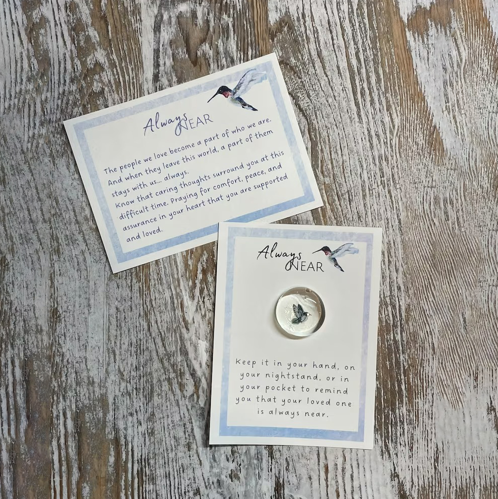 💝Pocket Token Glass Gem - Thinking of You Gift