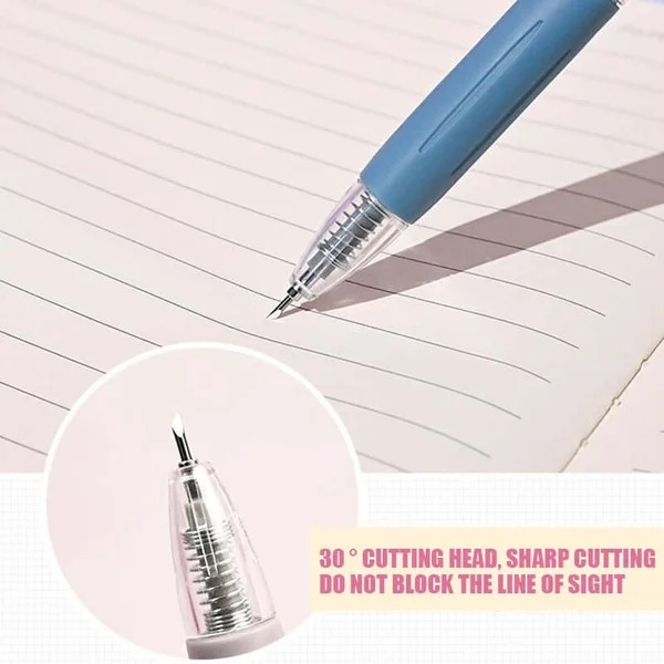 Cartoon Pattern Student Utility Knife Pen（6 Pcs)