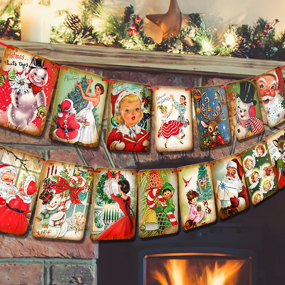 Vintage Style Christmas Banner