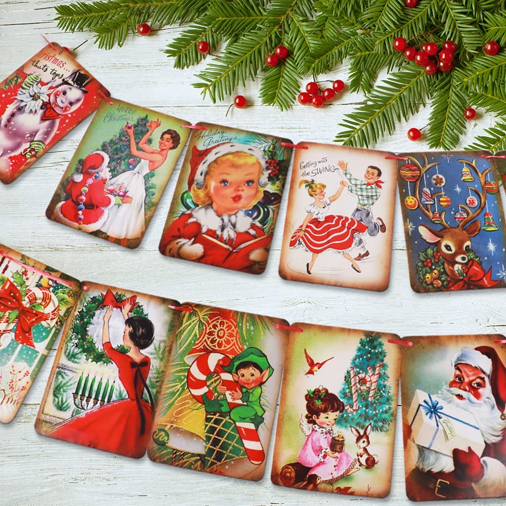 Vintage Style Christmas Banner