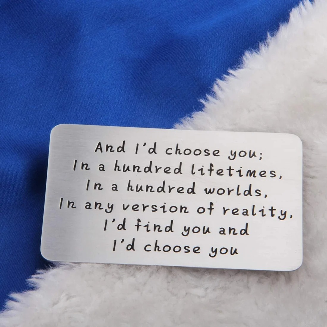 Long Distance Deployment Wallet Card for Him - Anniversary Gifts for Couples