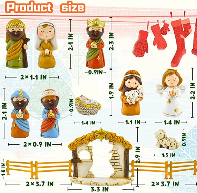 Christmas Pre-Sale-Nativity Scene Advent Calendar Set