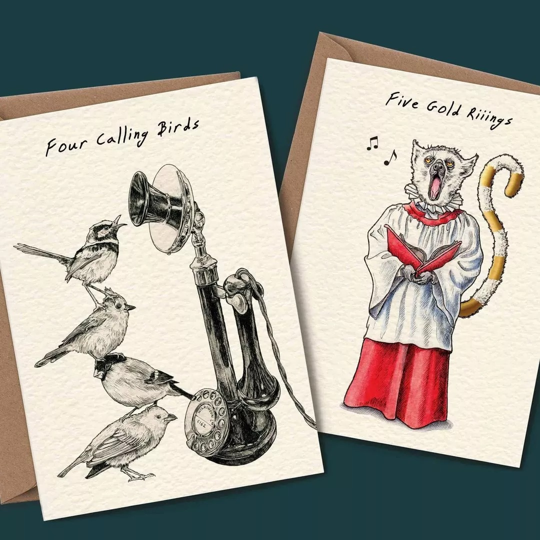 🔥Early Christmas Sale👍Twelve Days Of Christmas Card Set