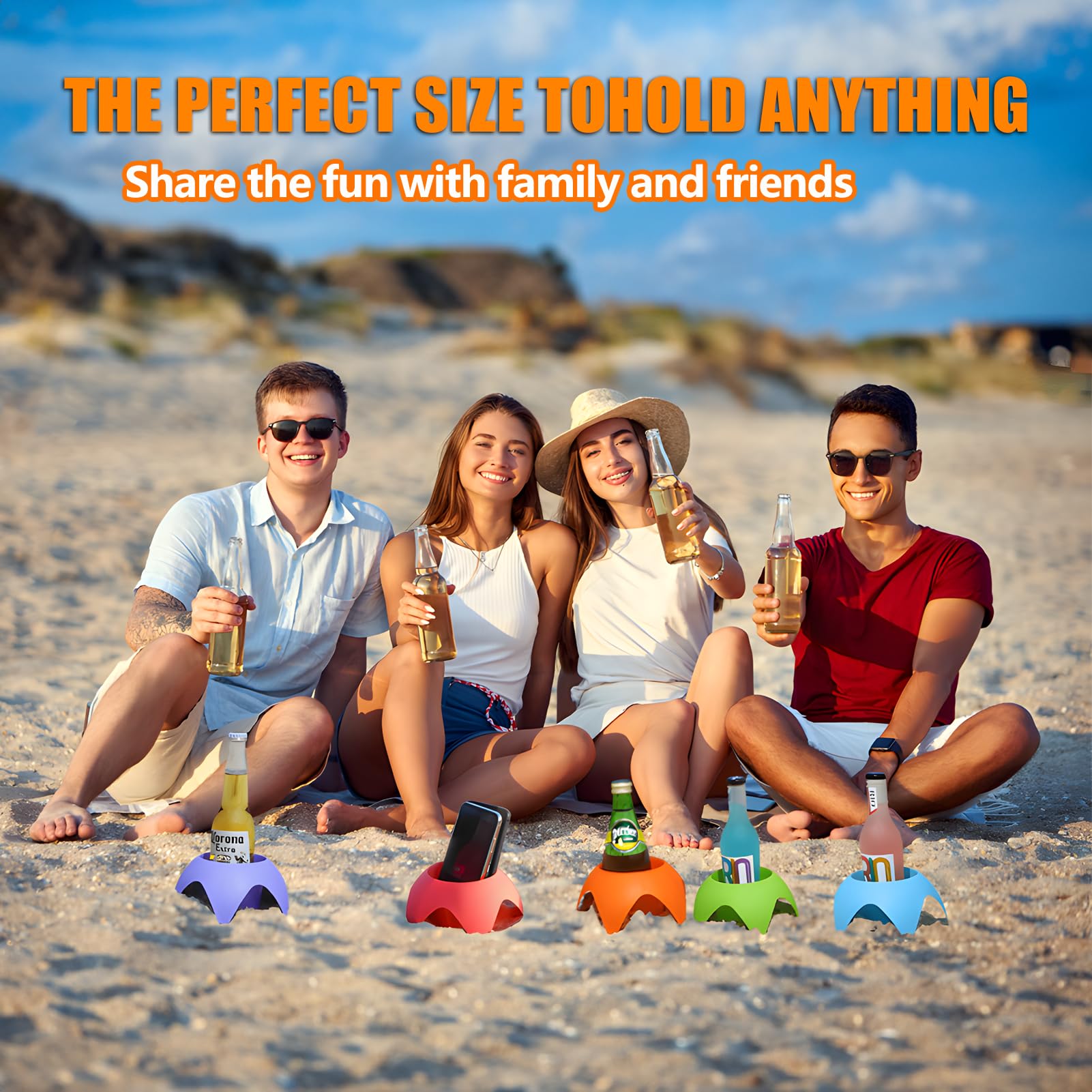 Beach Cup Holders(5pcs/set)