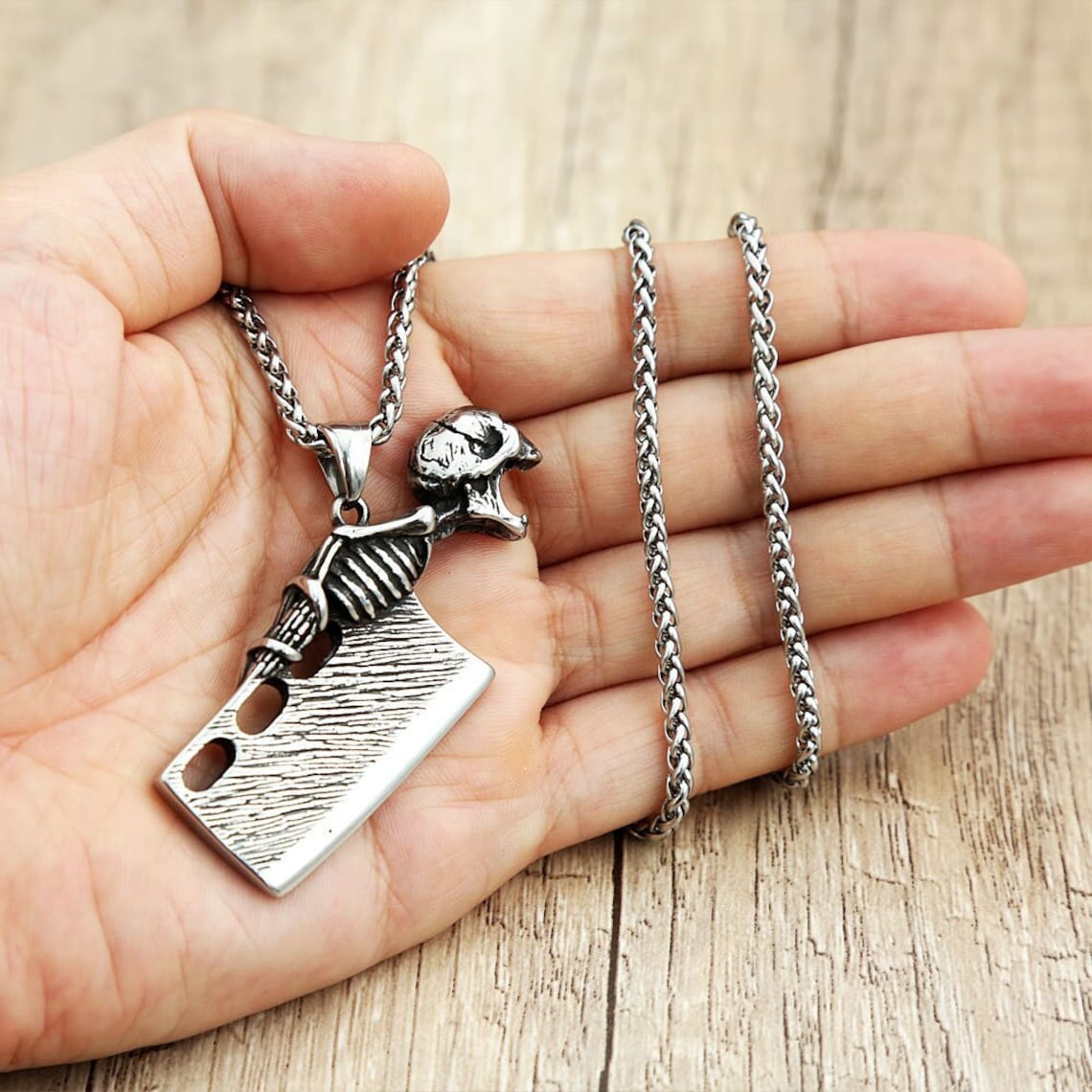 Skull Bottle Opener Necklace