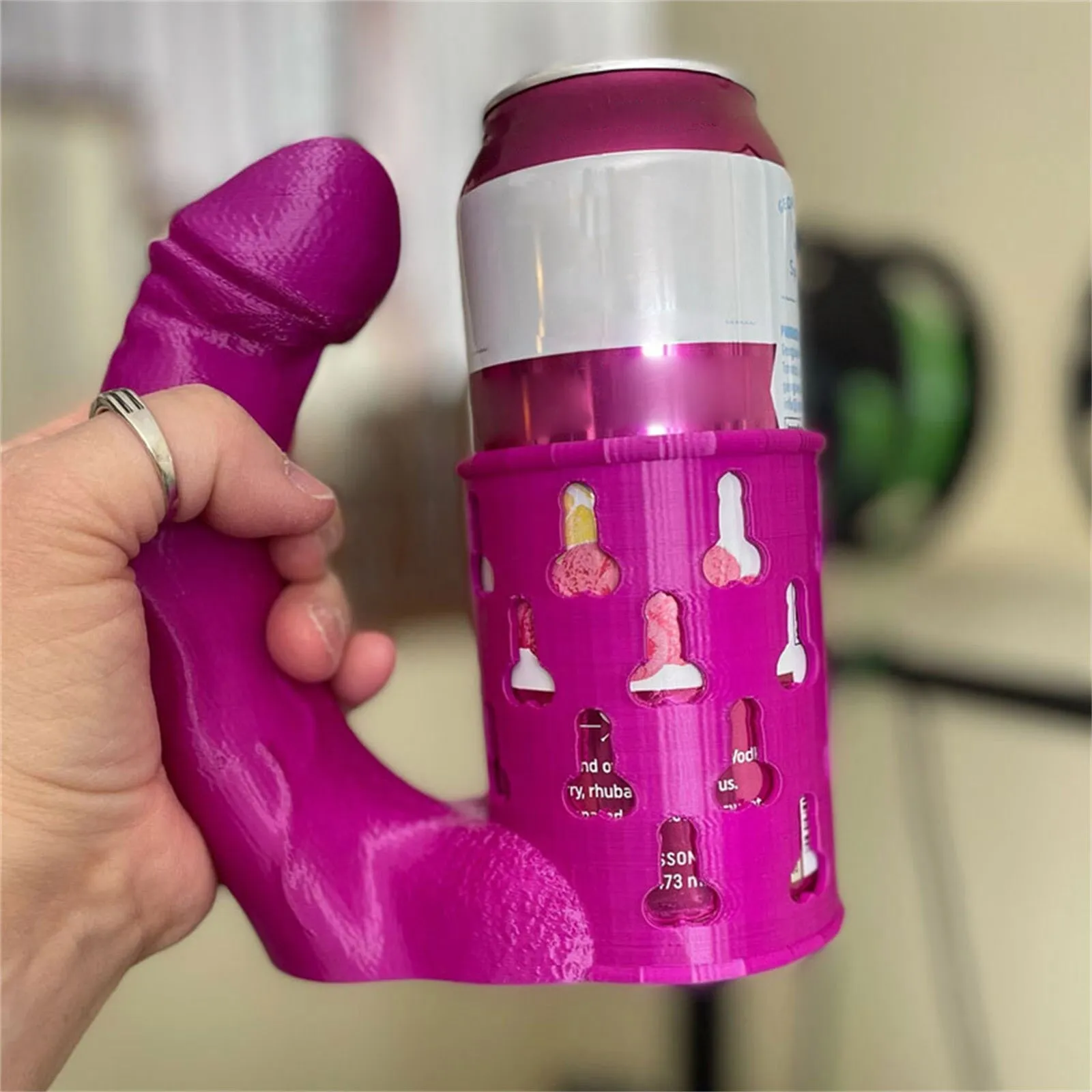 🍆Funny Beer Can Holder🍺