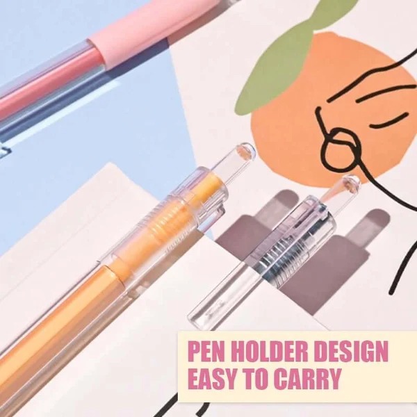 Cartoon Pattern Student Utility Knife Pen（6 Pcs)
