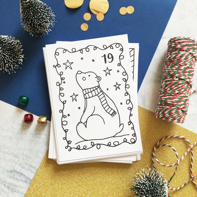 🎨Coloring Christmas Advent Calendar🎄