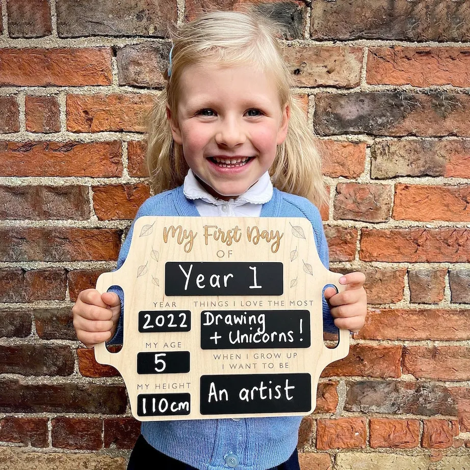 🎁First Day Of School Sign