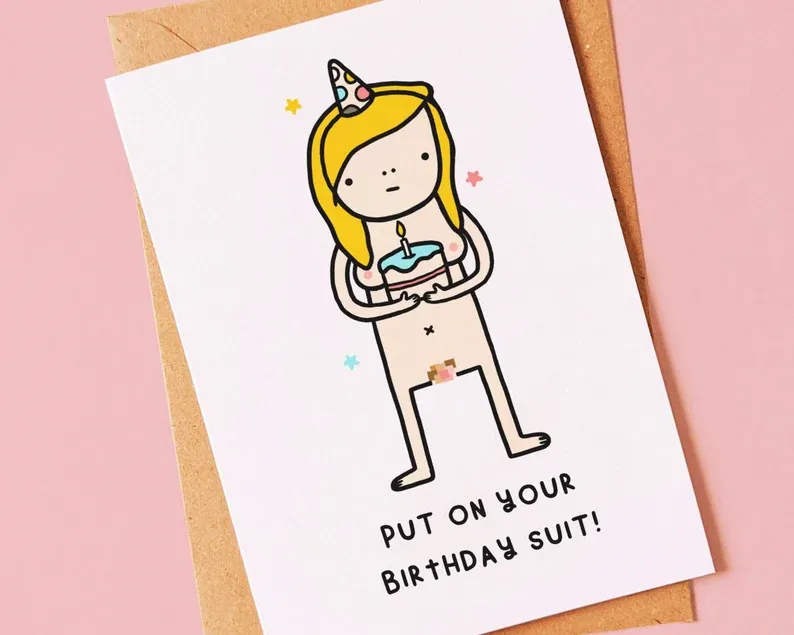 Funny Rude Birthday Card