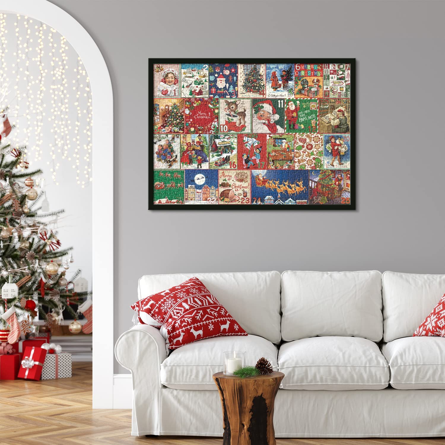  Christmas Advent Calendar Jigsaw Puzzle 1000pcs