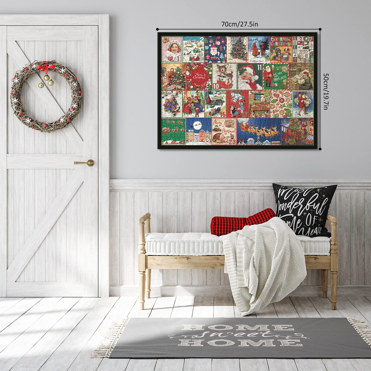  Christmas Advent Calendar Jigsaw Puzzle 1000pcs